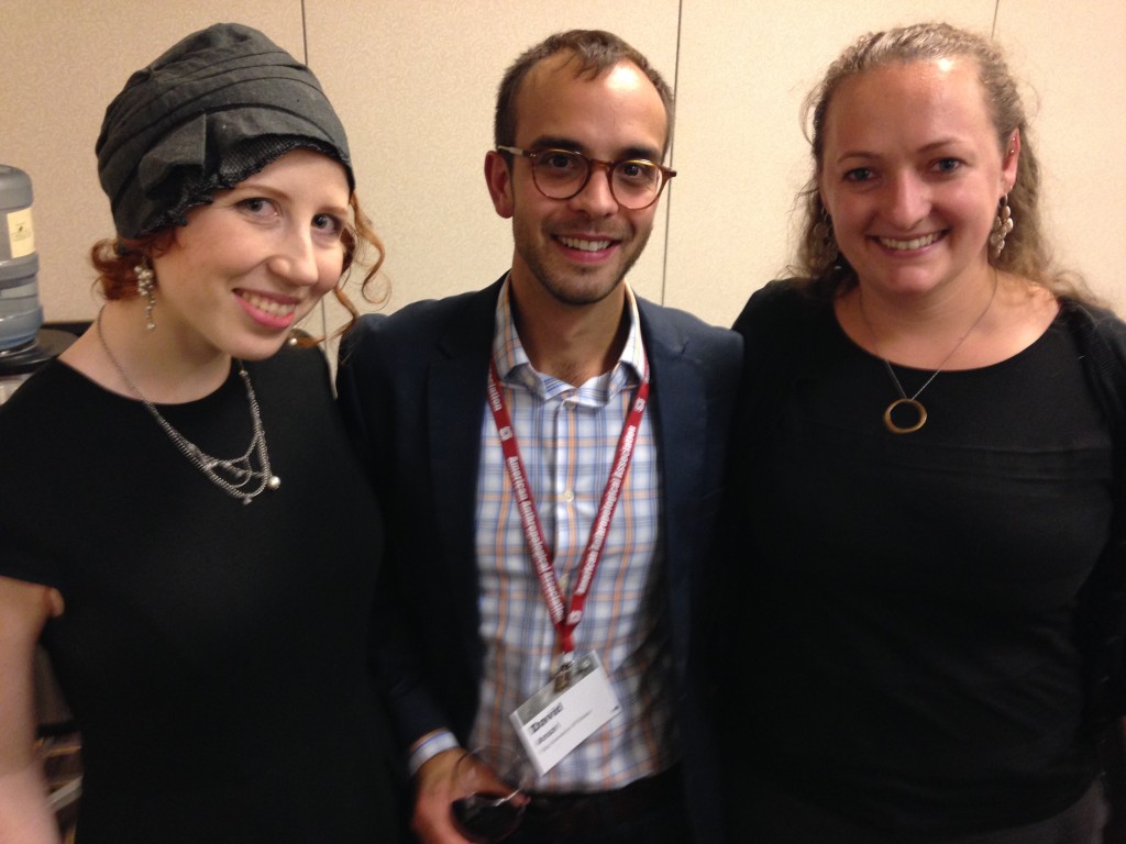 Three of the 2013 Lemelson Fellows, Kelsey London Robbins, David Aftab Ansari, and Laura Horton, attended the SPA business meeting at the AAA annual meeting in Chicago, IL.